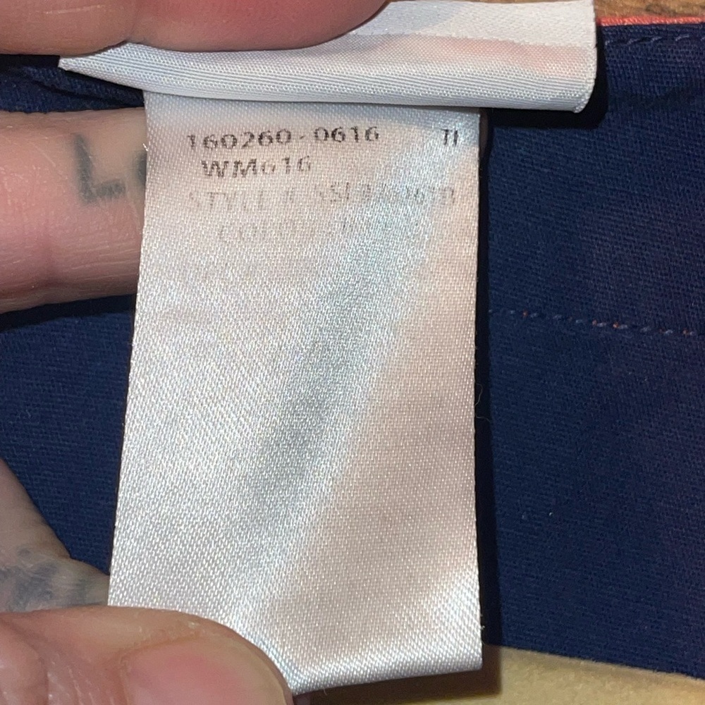 ScrubStar Navy & Melon Scrub Top - Picture 4 of 4